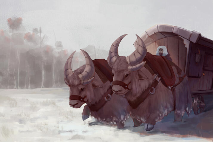 "The Northern Boreasus", Clip Studio Paint