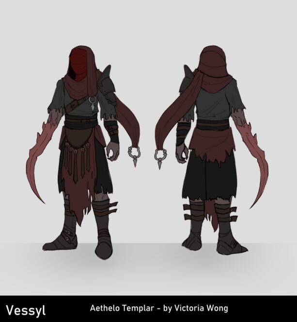 "Aethelo Templar Design", Clip Studio Paint